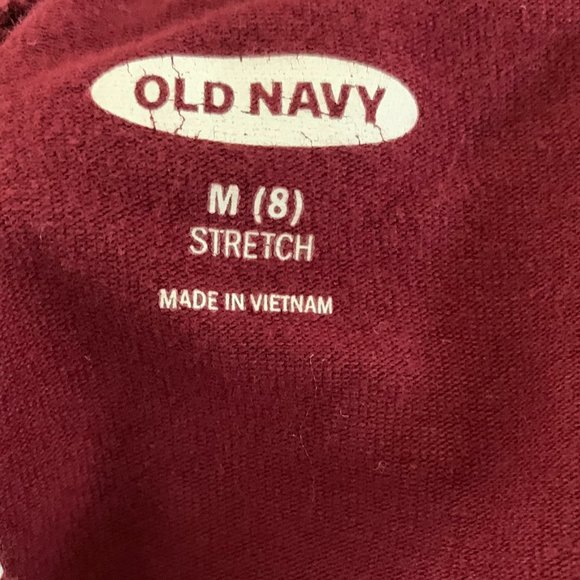 Girls Maroon Old Navy Leggings Size 8 (M) - Picture 3 of 4